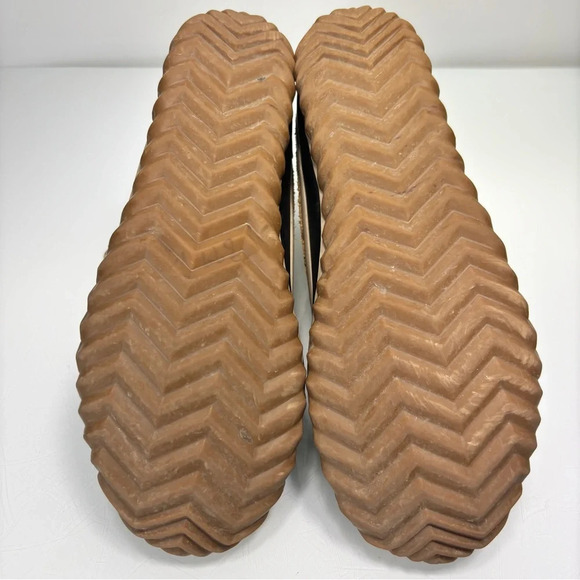 Sorel Out N About Tan Brown Nubuck Leather Rubber Waterproof Booties Size 37 - Picture 10 of 13